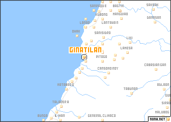 map of Ginatilan