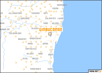 map of Ginbucaran