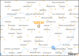 map of Ginchy