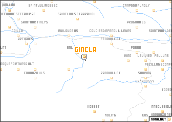 map of Gincla