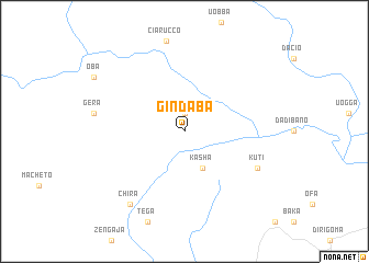 map of Gind Āba