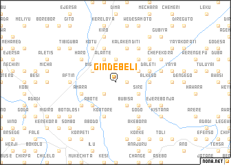 map of Ginde Belī
