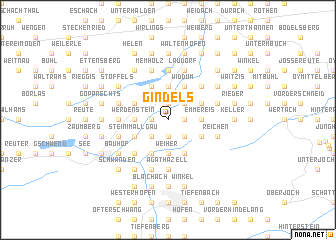 map of Gindels