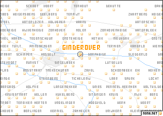 map of Ginderover