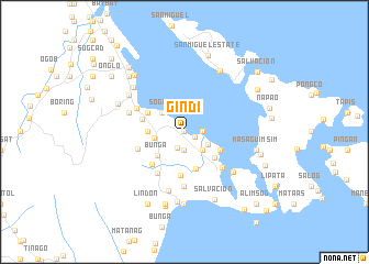 map of Gindi