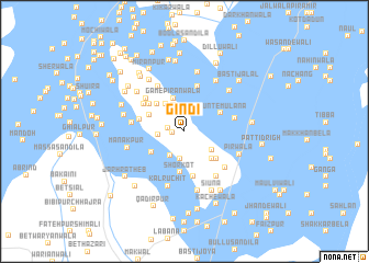 map of Gindī