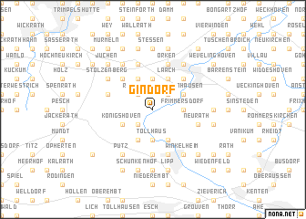 map of Gindorf