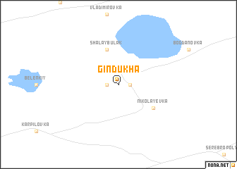 map of Gindukha