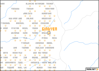 map of Gindyen