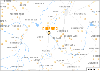 map of Ginebra