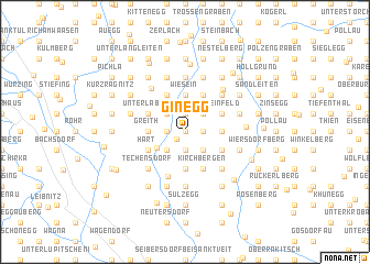map of Ginegg