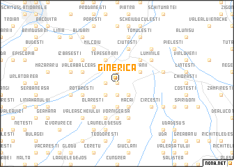 map of Ginerica