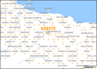 map of Ginerte