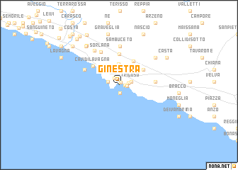 map of Ginestra