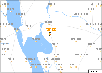 map of Ginga