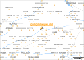 map of Gingermühlen