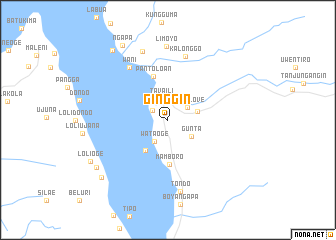 map of Ginggin