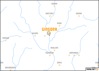 map of Gingora