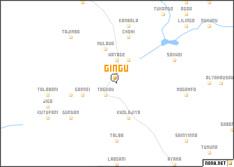 map of Gingu