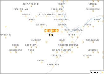 map of Gīnīgar