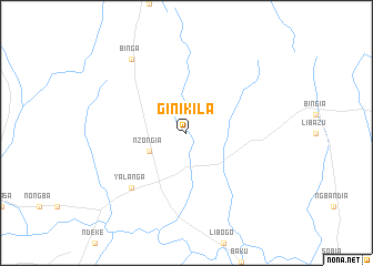 map of Ginikila