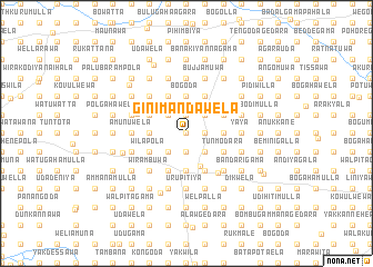 map of Ginimandawela