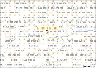 map of Ginintreau