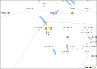 map of Gini