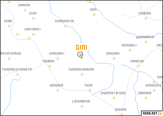 map of Gini