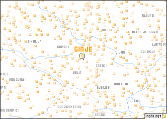 map of Ginje