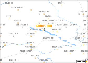 map of Ginkishki