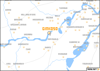 map of Ginkoso