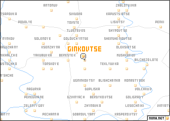 map of Ginʼkovtse