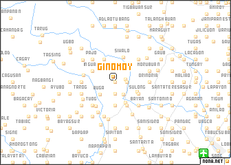 map of Ginomoy