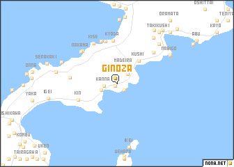 map of Ginoza