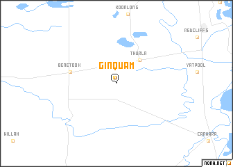 map of Ginquam