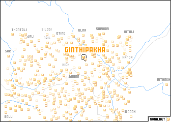 map of Gīnthīpākha