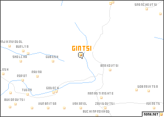 map of Gintsi