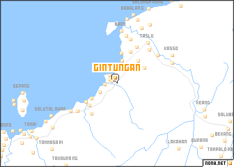 map of Gintungan