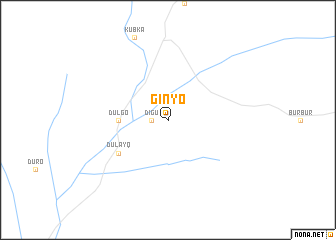 map of Ginyo