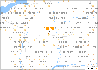 map of Ginzo