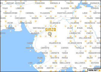 map of Ginzo