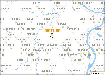 map of Gioc Lao