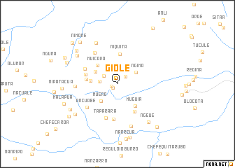 map of Giole