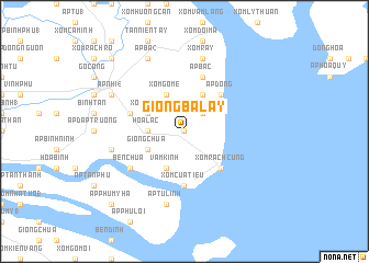 map of Giồng Bà Lẩy