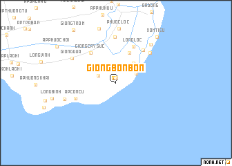 map of Giồng Bon Bon