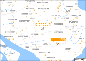 map of Giồng Dữa