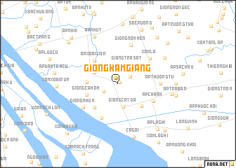 map of Giồng Hàm Giang