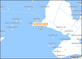 map of Giồng Sao