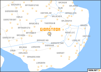 map of Giồng Trôm